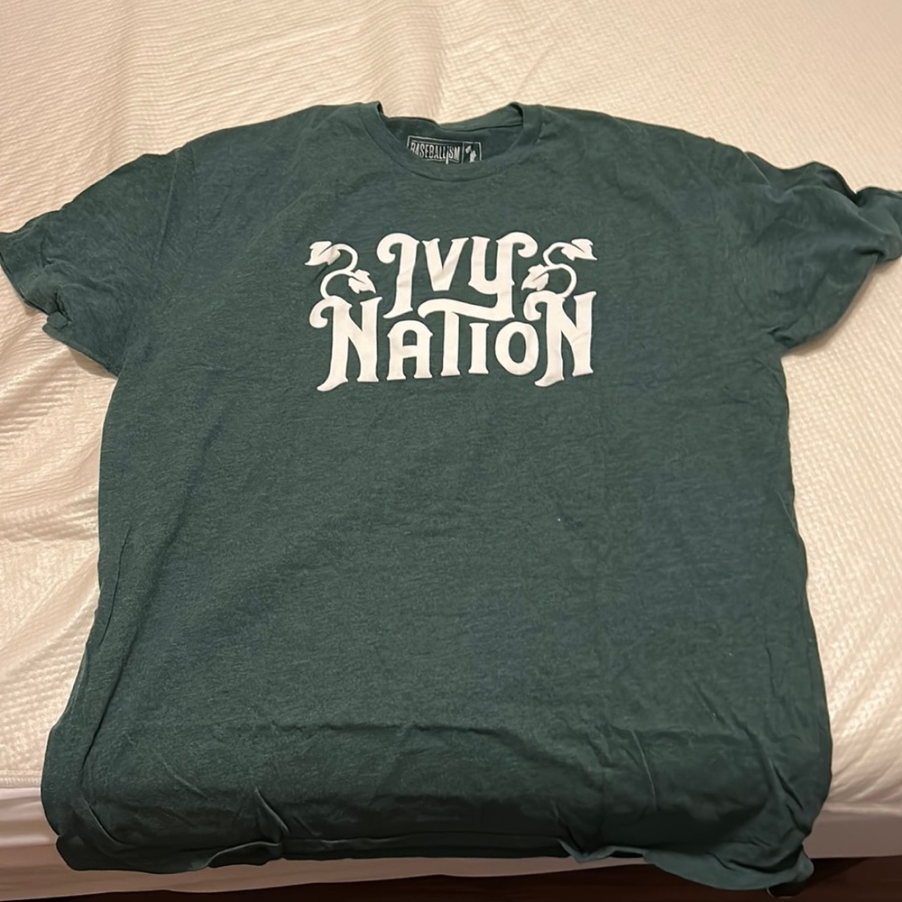 Green Ivy Nation Shirt XL from Baseballism Chicago. Gently Worn. Excellent